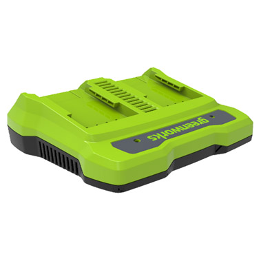 Зарядное устройство на 2 аккумулятора Greenworks G24C, 24V