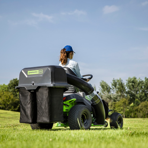 Травосборник для садовых трактора и райдера Greenworks Арт. 7500207 Травосборник для садовых трактора и райдера Greenworks Арт. 7500207
