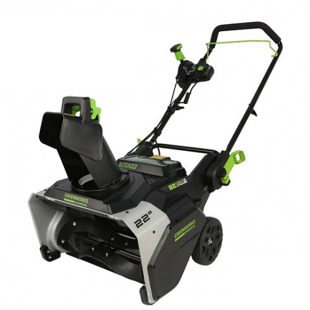 Снегоуборщик аккумуляторный Greenworks GD82STK5, 82V, 56 см, бесщеточный, c АКБ 5АЧ и ЗУ