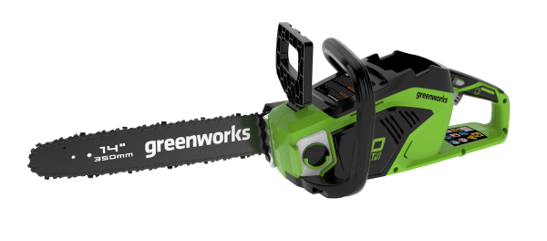 Цепная пила аккумуляторная GreenWorks GD40CS15, 40V, 35 см, бесщеточная, до 1,5 КВТ, без АКБ и ЗУ