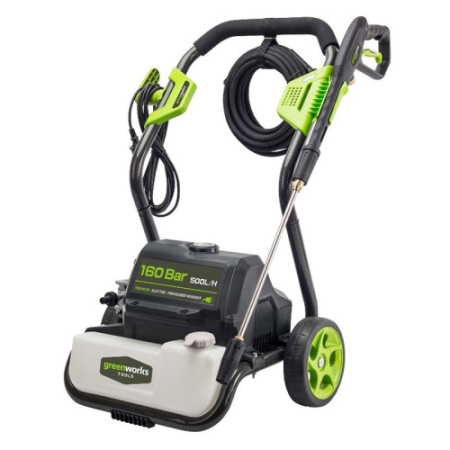 Мойка высокого давления электрическая Greenworks Арт. 5106807, 2800 Вт, 160 бар