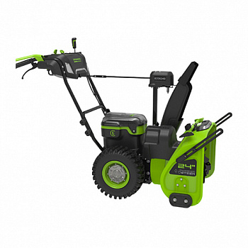 Снегоуборщик аккумуляторный Greenworks GD82ST56, 82V, 61 см, самоходный, бесщеточный, без АКБ и ЗУ