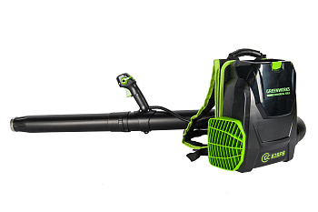 Воздуходув аккумуляторный, ранцевый Greenworks GC82BPB, 82V, бесщеточный, без АКБ и ЗУ