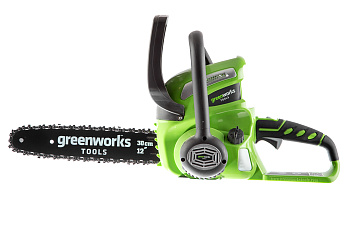 Цепная пила аккумуляторная Greenworks G40CS30, 40V, 30 см, без АКБ и ЗУ