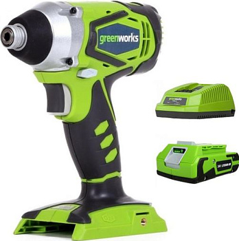 24V Импульсная отвертка с аккумуляторм и зарядным устройством