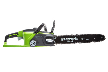 Цепная пила аккумуляторная GreenWorks GD40CS40, 40V, 40 см, бесщеточная, без АКБ и ЗУ