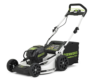 Газонокосилка аккумуляторная Greenworks GD82LM51, 82V, 51 см, бесщеточная, без АКБ и ЗУ