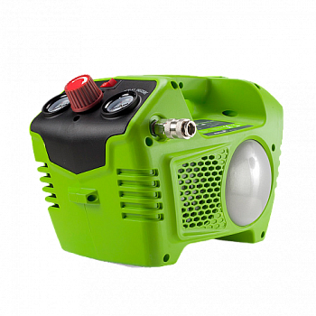 Компрессор аккумуляторный Greenworks G24AC, 24V, без АКБ и ЗУ