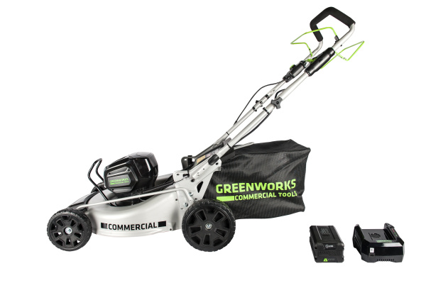 Газонокосилка самоходная, аккумуляторная Greenworks GC82LM51SPK5, 82V, 51 см, бесщеточная, без АКБ и