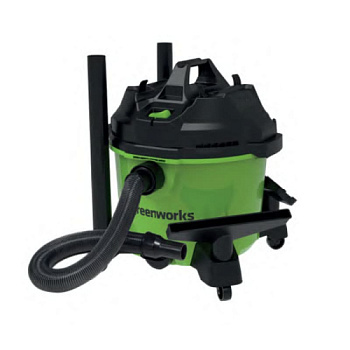Строительный пылесос Greenworks G120WDV, 220 В, 1200 Вт