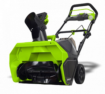 Снегоуборщик аккумуляторный Greenworks GD40SB, 40V, 51 см, бесщеточный, с 1хАКБ 5 А.ч и ЗУ