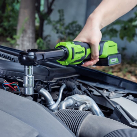 Гайковерт-трещотка 1/2 удлиненная GD24RWX, без АКБ и ЗУ