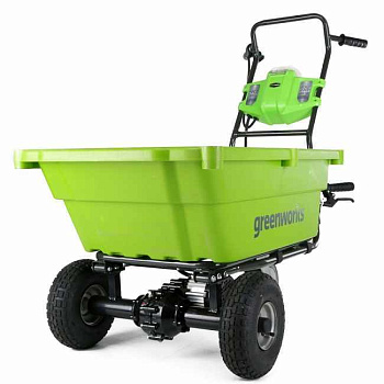 Садовая тележка самоходная Greenworks G40GC, 40V, 106 л