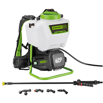 Садовый опрыскиватель  аккумуляторный Greenworks Арт.5300107, 60V без АКБ и ЗУ Садовый опрыскиватель  аккумуляторный Greenworks Арт.5300107, 60V без АКБ и ЗУ